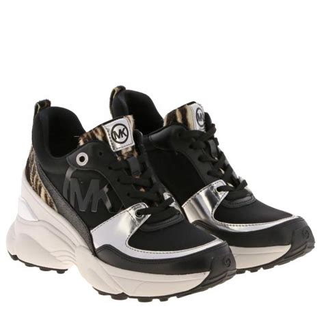 michael kors sneakers zwart dames|michael kors sneakers outlet.